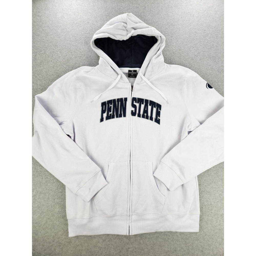 NEW‎ Womens XXL Penn State Nittany Lions Full Zip Hoodie Jacket Football Logo